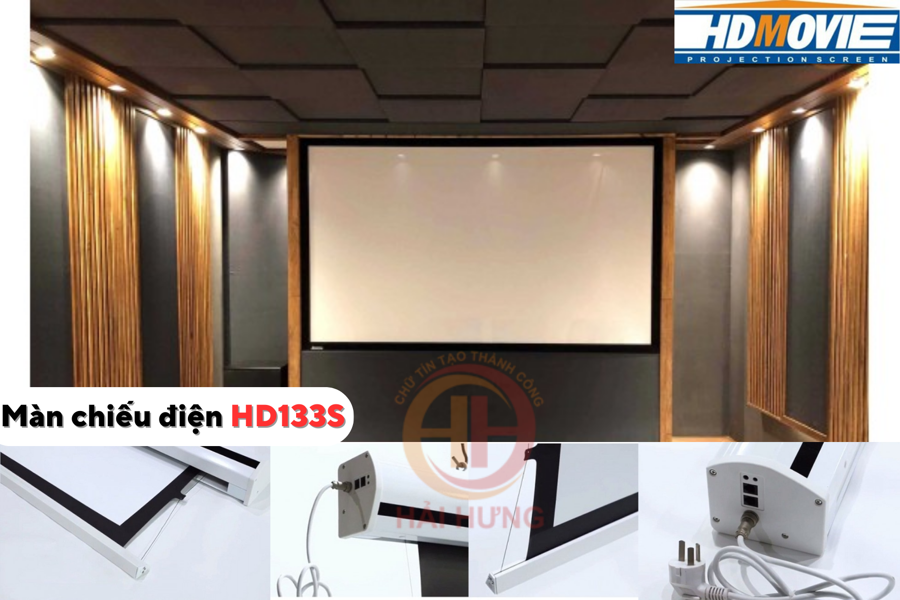Màn chiếu điện Tab Tension 4K HD Movie HD133S