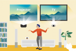 Máy chiếu và TV: Đâu là sự lựa chọn tốt nhất cho mắt người dùng?