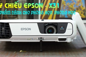 “SIÊU PHẨM” máy chiếu Epson EB-X31 dành cho phòng họp, phòng học 