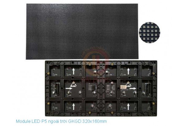 Module LED P5 ngoài trời GKGD 320x160mm