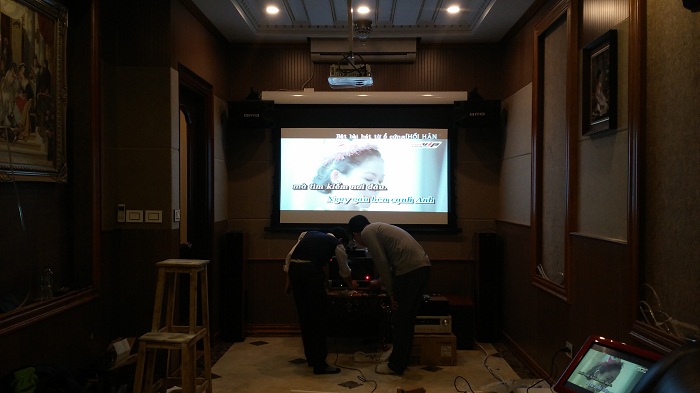 Lắp đặt phòng chiếu phim 3D tại Khu đô thị Ladico