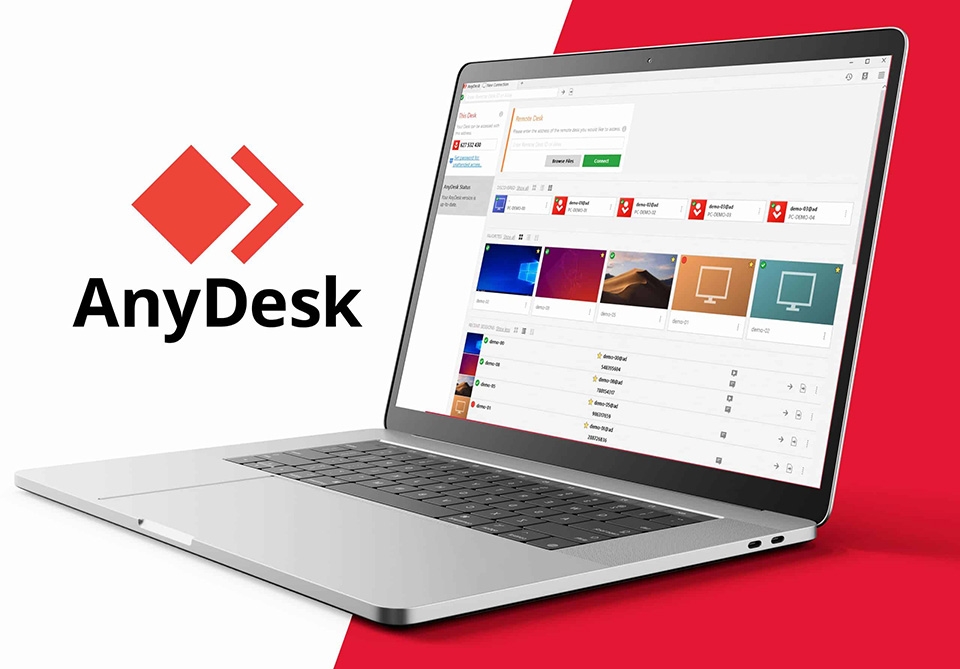 AnyDesk có giao diện trực quan và khả năng kết nối mạnh mẽ