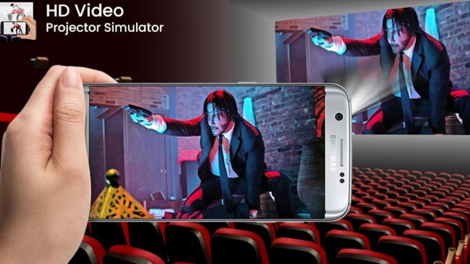 Trải nghiệm xem phim, chơi game đầy chân thực với Cinema Projector Simulator