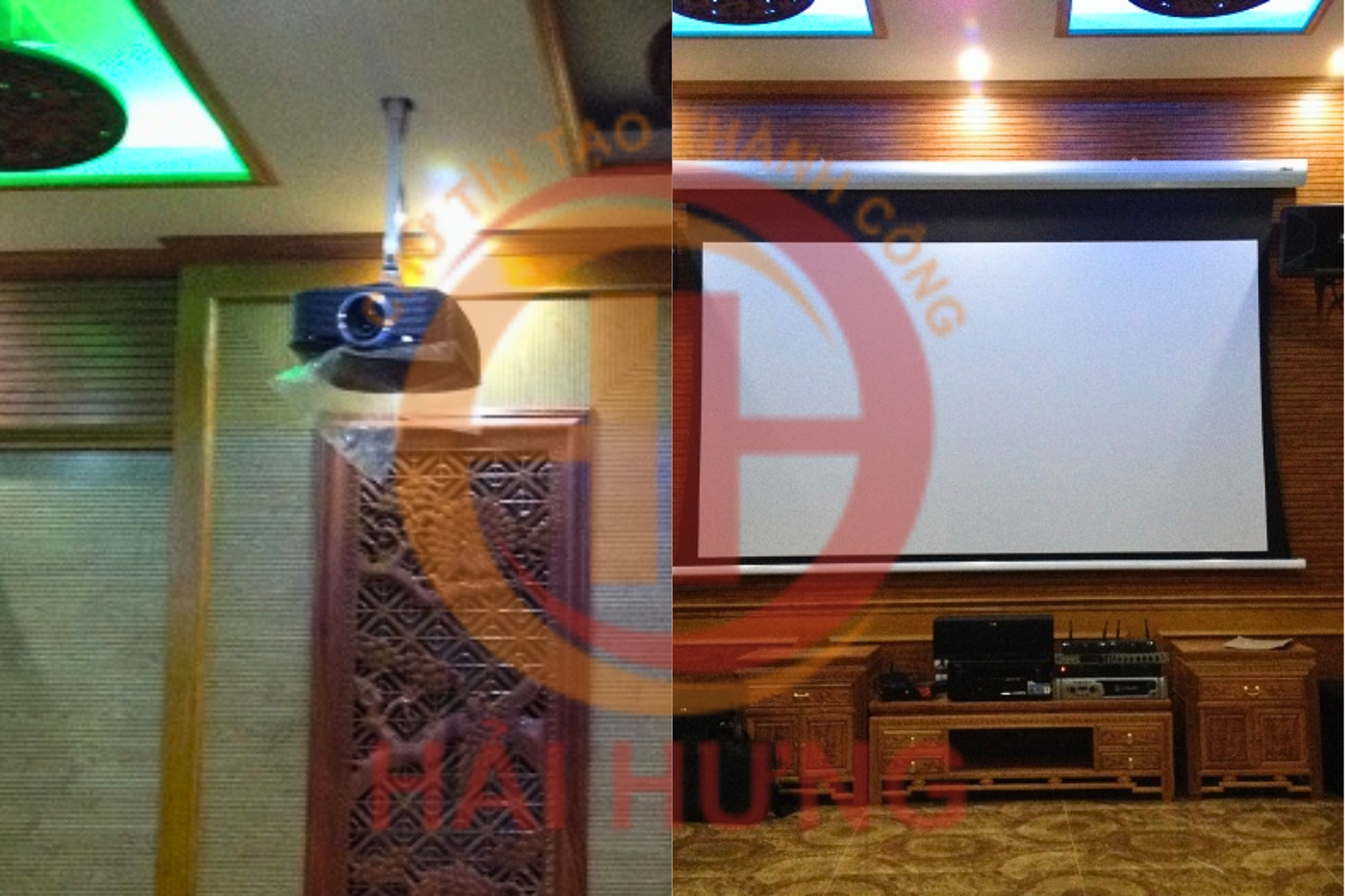 Lắp đặt phòng chiếu phim 3D kết hợp Karaoke tại Đồng Kỵ - Bắc Ninh