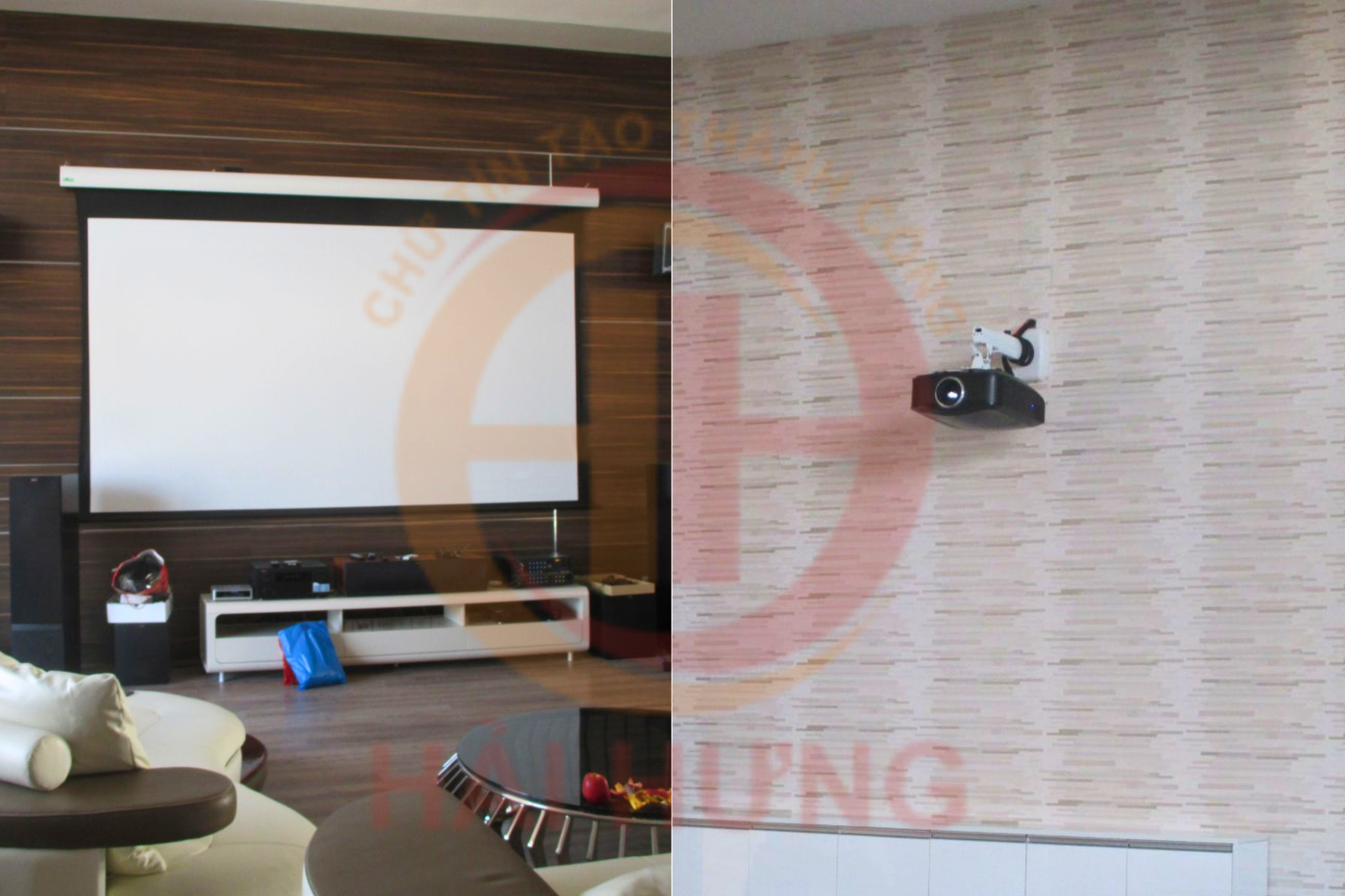Lắp đặt máy chiếu phim 3D kết hợp Karaoke tại Lê Văn Lương
