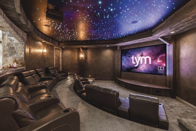 Phòng chiếu phim 3D với không gian đẹp