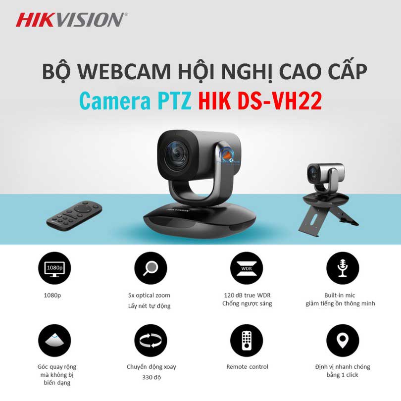 Camera họp trực tuyến Hikvision DS-VH22