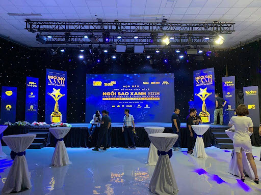 Các mẫu backdrop màn hình LED sân khấu đẹp