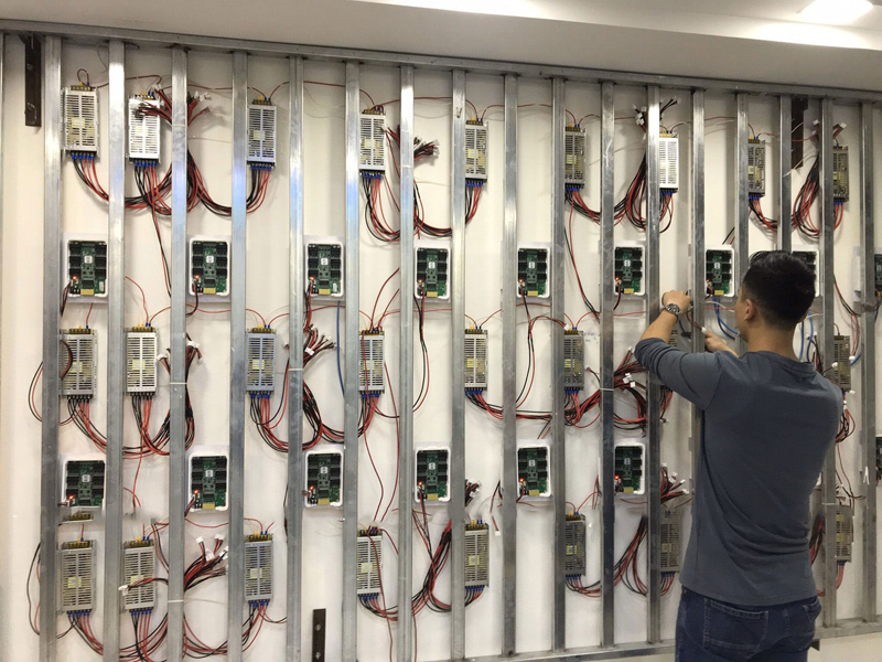 Lắp đ ặt và kết nối dây theo đúng bản vẽ ban đầu