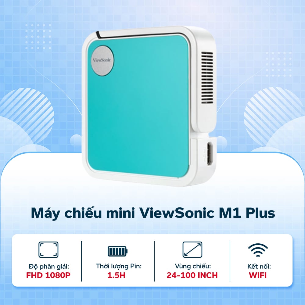 Máy chiếu mini Full HD 1080p Viewsonic M1 mini Plus