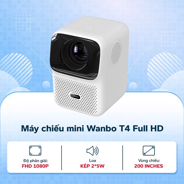 Máy chiếu mini Full HD 1080p Wanbo T4 Full HD