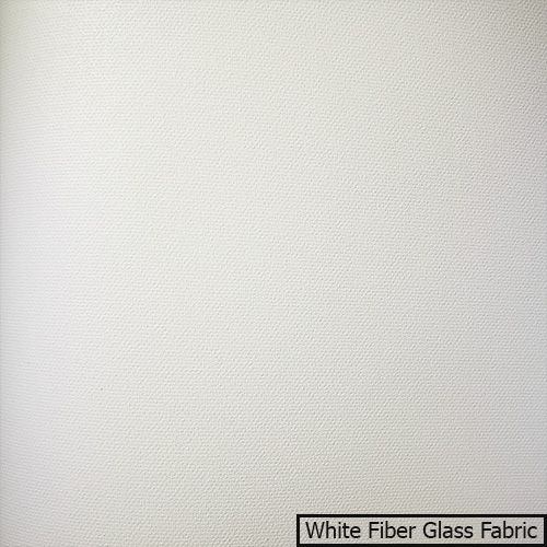 Vải màn chiếu tương phản cao White Fiber Glass Fabric