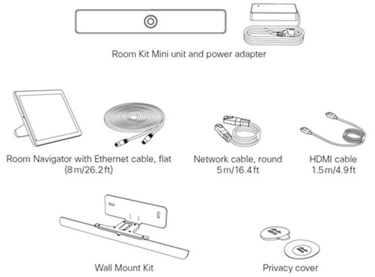 Bộ sản phẩm Cisco webex room kit mini