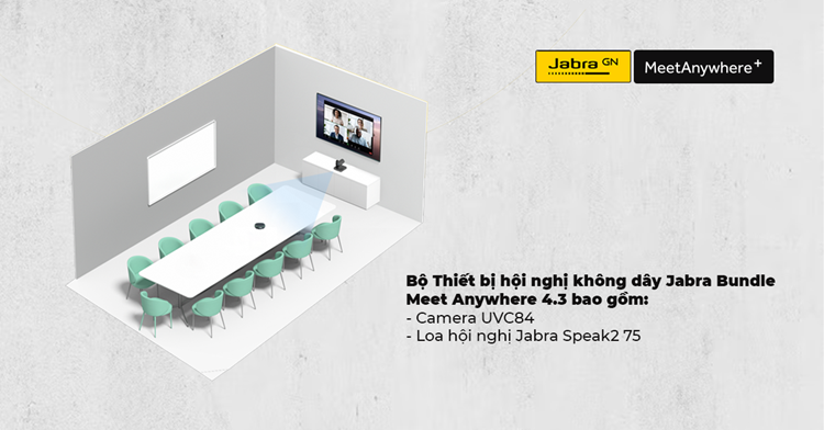 Bộ thiết bị không dây cho phòng họp vừa và nhỏ