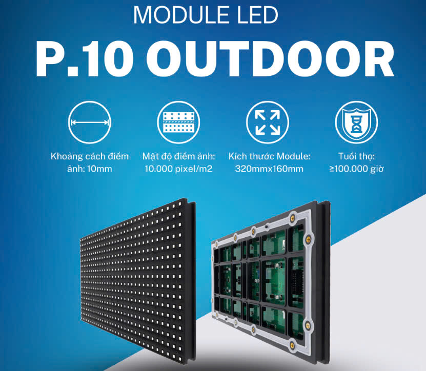 Module màn hình LED P10 Outdoor