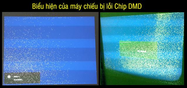 Dấu hiệu hư hỏng chip DMD máy chiếu 
