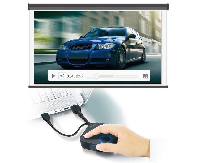 Bộ kết nối không dây dành cho máy chiếu WDC10 hỗ trợ độ phân giải Full HD