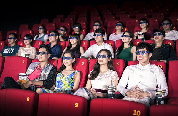 Sử dụng kính xem phim 3D