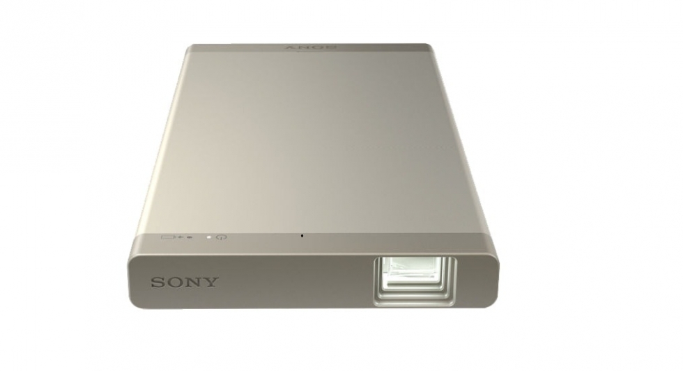 Máy chiếu Sony Mini màu bạc